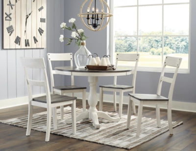 Nelling 5pc 42” Round  Dining Set