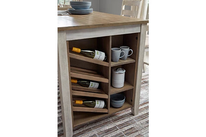 Skempton Counter Height Dining Table with Storage