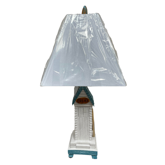 Pair of Relax Beach Hut Table Lamps