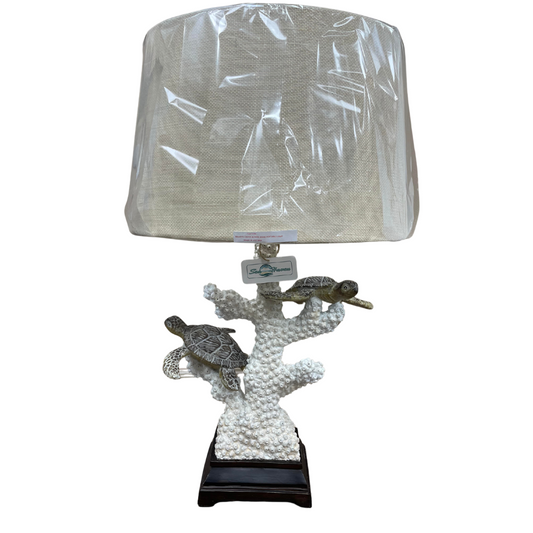 Twin Turtle Table Lamp