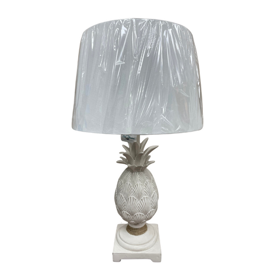 Pair of Shell Pineapple Table Lamps