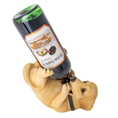 Drinking Golden Dog Bottle Holder