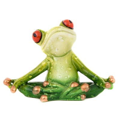 Assorted Yoga Frog Figurine
