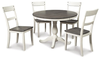 Nelling 5pc 42” Round  Dining Set